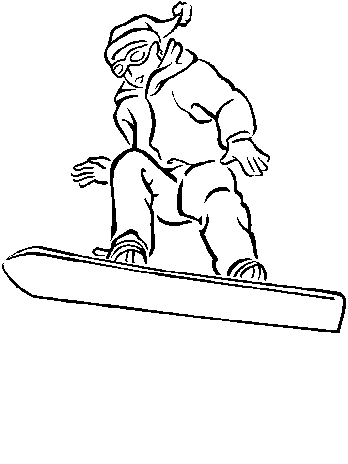 snowboard clip art